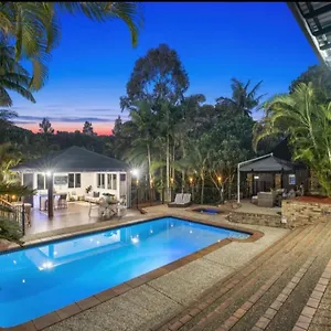 Paradise Retreat With Waterfall & Pool On 2000m2 Gold Coast